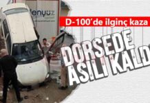 Otomobil Tırın Dorsesinde Asılı Kaldı: Kontrolden Çıkan Araç Faciası news-15112024-023735