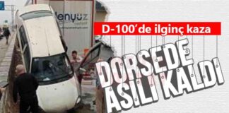 Otomobil Tırın Dorsesinde Asılı Kaldı: Kontrolden Çıkan Araç Faciası news-15112024-023735