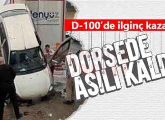 Otomobil Tırın Dorsesinde Asılı Kaldı: Kontrolden Çıkan Araç Faciası news-15112024-023735