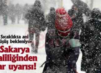 Sakarya Valiliği: Kar Yağışı Uyarısı! news-22112024-165211