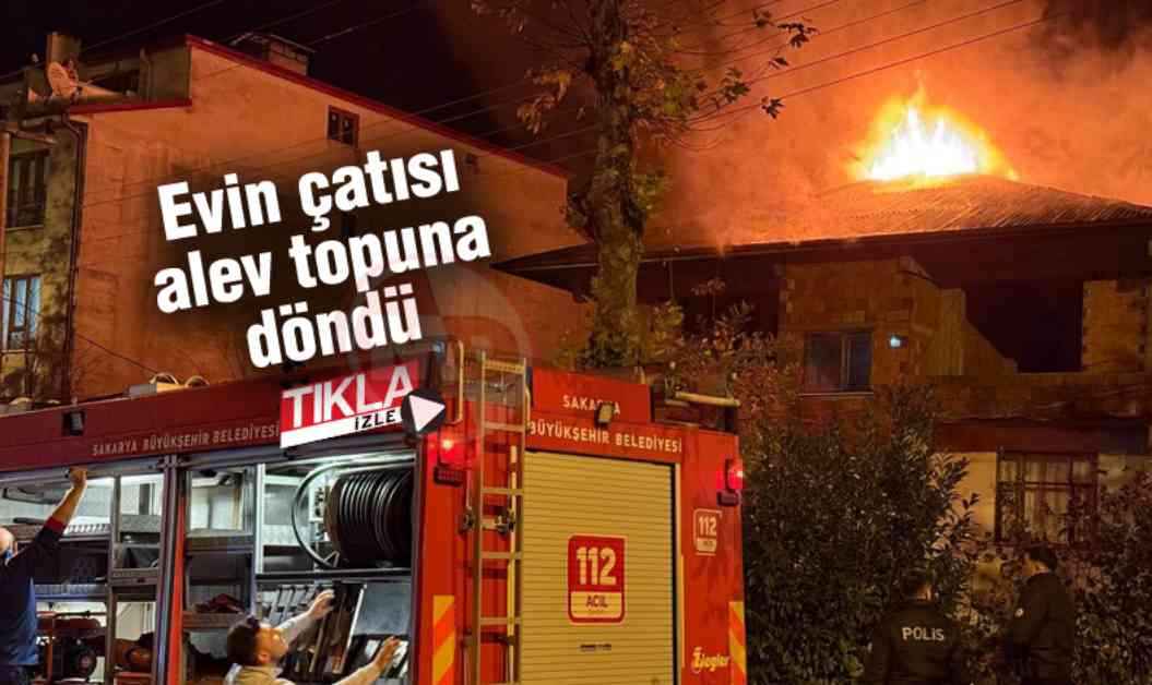 Evin Çatısında Yangın Çıktı: Nasıl Söndürülür?