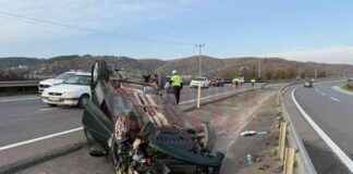 Kontrolden çıkan otomobilin takla atmasıyla 1 kişi yaralandı. news-01122024-210822