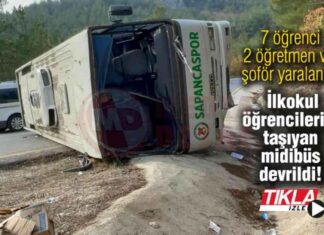İlkokul Öğrencilerini Taşıyan Midibüs Kaza Yaptı! 10 Yaralı news-02122024-004127