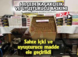 Yasadışı Faaliyetlerde 6 İlçede Operasyon: Kaçakçılık ve Uyuşturucu Baskını yasad-faaliyetlerde-6-ilede-operasyon-kaaklk-ve-uyuturucu-baskn