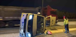 Anadolu Otoyolu’nda Minibüs Devrildi: Sürücü Yaralandı anadolu-otoyolunda-minibs-devrildi-src-yaraland