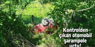 Otomobil şarampole uçtu: Kontrolden çıkan araç kaza yaptı! otomobil-arampole-utu-kontrolden-kan-ara-kaza-yapt