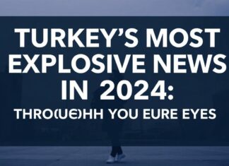 Türkiye’de 2024’ün En Patlayıcı Haberleri: Bir Editörün Gözüyle Turkey's Most Explosive News in 2024: Through an Editor's Eyes