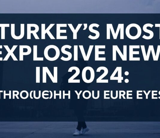 Türkiye’de 2024’ün En Patlayıcı Haberleri: Bir Editörün Gözüyle Turkey's Most Explosive News in 2024: Through an Editor's Eyes